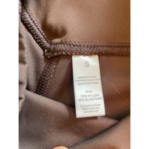 ABOCIW Women’s Athletic-wear Brown Size Small High-waisted Tummy Control - Picture 2 of 3